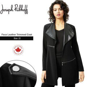 Joseph Ribkoff Faux Leather Coat